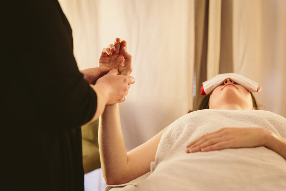 relaxing hand massage treatment at clarity wellness centre north adelaide