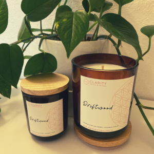 Clarity wellness North Adelaide driftwood candle